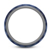 Thumbnail Image 4 of Men's Wedding Band Black Zirconium/Blue Ion-Plating 8.0mm