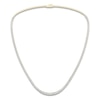 Thumbnail Image 0 of Lab-Created Diamond Tennis Necklace 7 ct tw Round 14K Yellow Gold
