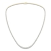 Thumbnail Image 1 of Lab-Grown Diamond Tennis Necklace 7 ct tw Round 14K Yellow Gold