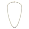 Thumbnail Image 2 of Lab-Grown Diamond Tennis Necklace 7 ct tw Round 14K Yellow Gold