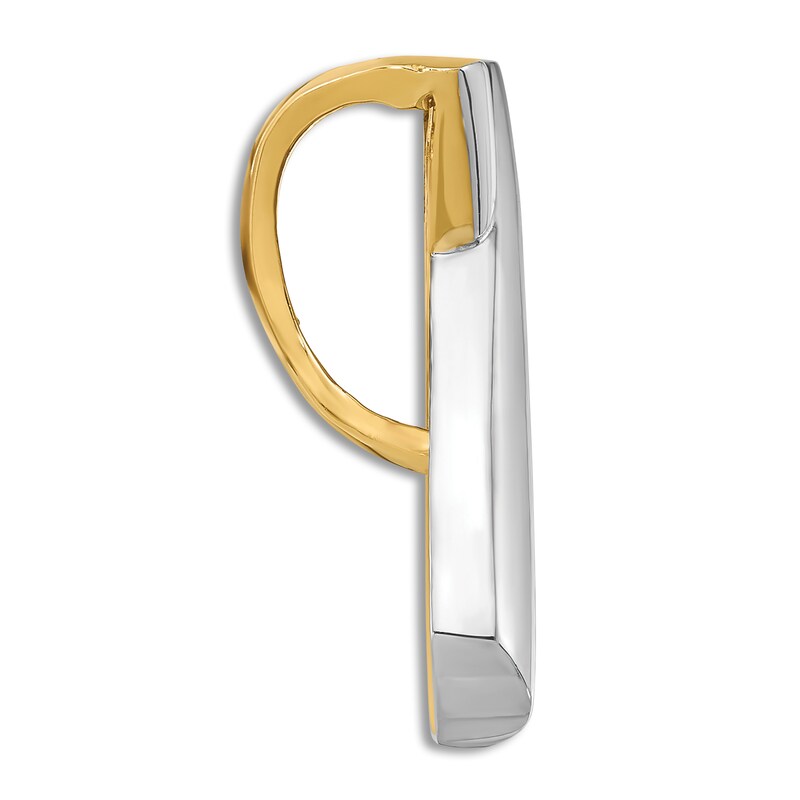 Main Image 2 of High-Polish Necklace 14K Two-Tone Gold