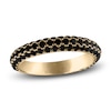 Thumbnail Image 1 of Black Diamond Ring 1-3/4 ct tw Round 14K Yellow Gold