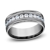 Thumbnail Image 0 of Men's Diamond Wedding Band 1 ct tw Round Tantalum 8.0mm