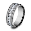 Thumbnail Image 2 of Men's Diamond Wedding Band 1 ct tw Round Tantalum 8.0mm