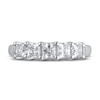 Thumbnail Image 2 of Lab-Grown Diamond Anniversary Band 1-1/2 ct tw Princess 14K White Gold