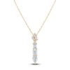 Thumbnail Image 1 of Multi-Cut Diamond Necklace 3/4 ct tw 14K Yellow Gold