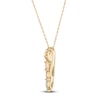 Thumbnail Image 3 of Multi-Cut Diamond Necklace 3/4 ct tw 14K Yellow Gold