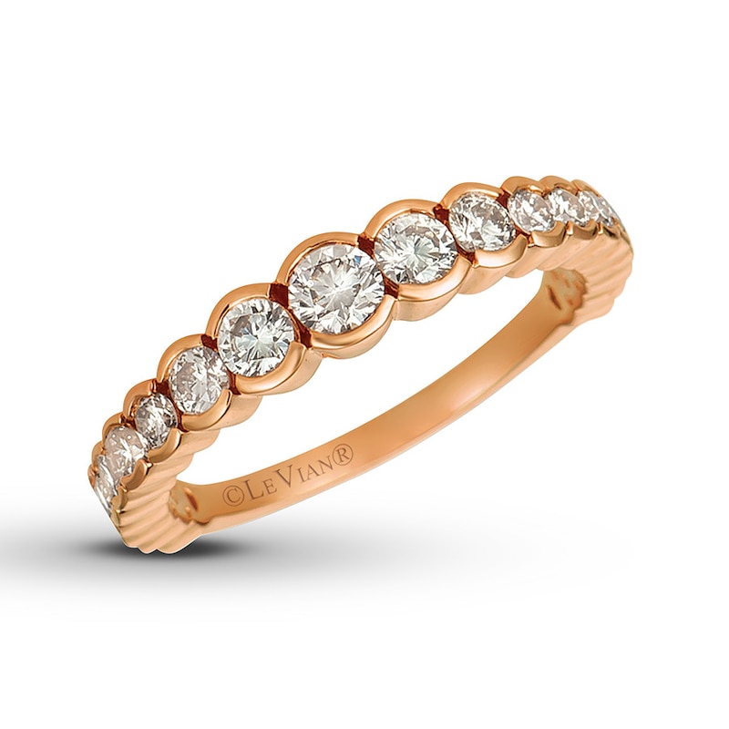 Le Vian Diamond Ring 7/8 ct tw 14K Strawberry Gold