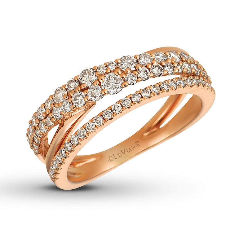 Le Vian Diamond Ring 3/4 ct tw 14K Strawberry Gold