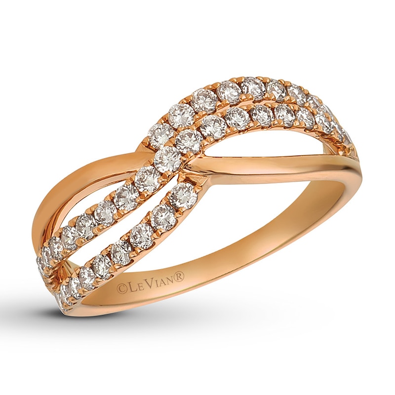 Main Image 1 of Le Vian Diamond Ring 5/8 ct tw 14K Strawberry Gold