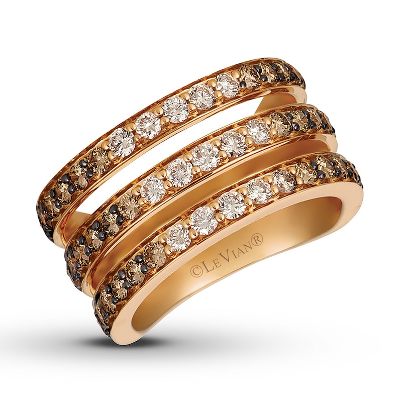 Le Vian Chocolate Ombre Ring 1-3/4 ct tw Diamonds 14K Gold