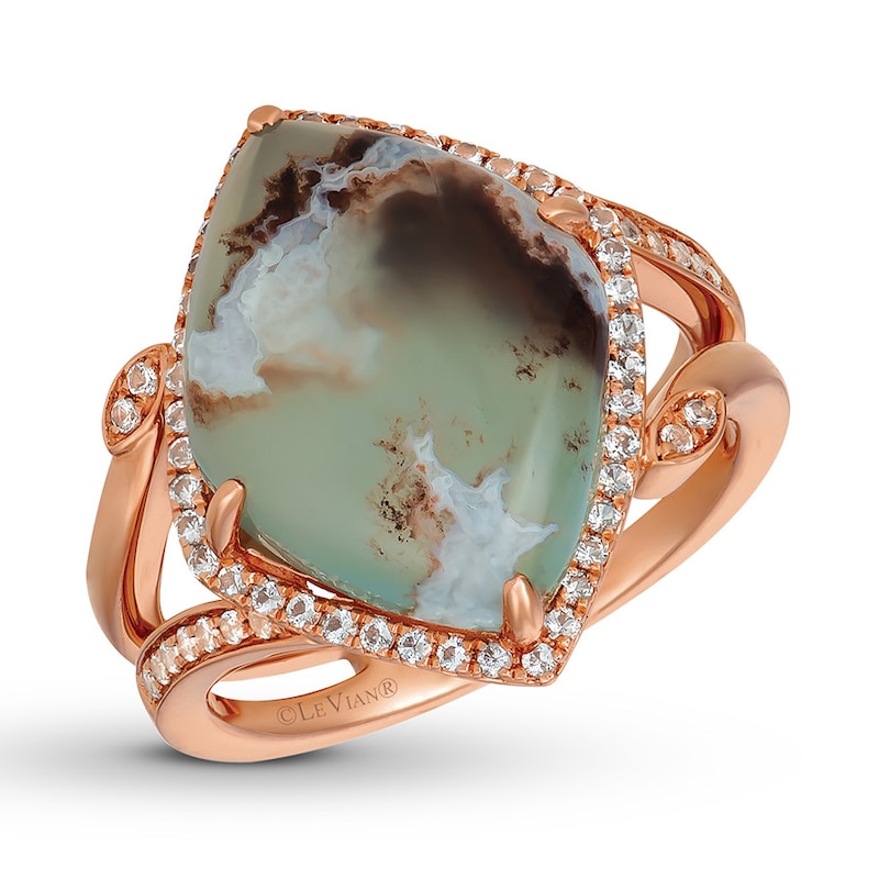 Main Image 1 of Le Vian Aquaprase Ring Topaz 14K Strawberry Gold