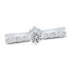 Thumbnail Image 1 of Diamond Bridal Set 1/2 ct tw Round 14K White Gold