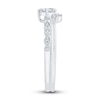 Thumbnail Image 2 of Diamond Bridal Set 1/2 ct tw Round 14K White Gold