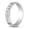 Thumbnail Image 2 of Kirk Kara Men's Floral Wedding Band 14K White Gold