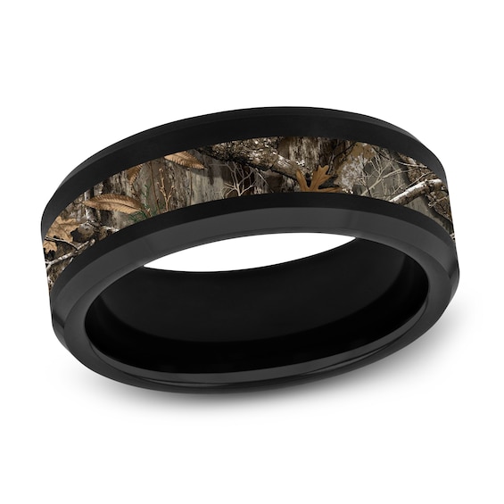 Jared The Galleria Of Jewelry Camo Wedding Band Black Tungsten 8mm