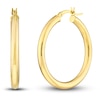 Thumbnail Image 0 of Polished Hoop Earrings 14K Yellow Gold 30mm