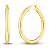 Thumbnail Image 1 of Polished Hoop Earrings 14K Yellow Gold 30mm