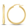 Thumbnail Image 1 of Polished Hoop Earrings 14K Yellow Gold 30mm
