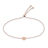 Thumbnail Image 1 of Heart Center Bolo Bracelet 14K Rose Gold