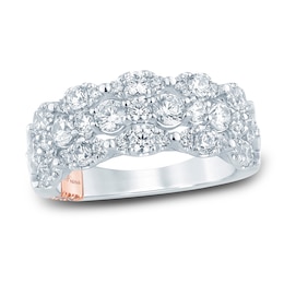 Pnina Tornai Lab-Grown Diamond Anniversary Band 1-3/4 ct tw Round 14K White Gold