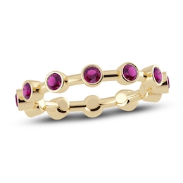 Juliette Maison Natural Rhodolite Garnet 10K Yellow Gold
