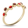 Thumbnail Image 2 of Juliette Maison Natural Garnet & Natural Ruby Ring 10K Yellow Gold
