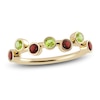 Thumbnail Image 1 of Juliette Maison Natural Garnet & Natural Peridot Ring 10K Yellow Gold