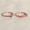 Thumbnail Image 4 of Juliette Maison Natural Blue Sapphire & Natural Orange Citrine Ring 10K Rose Gold