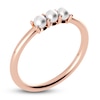 Thumbnail Image 2 of Juliette Maison Freshwater Cultured Pearl Trio Ring 10K Rose Gold