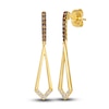 Le Vian Diamond Drop Earrings 1/5 ct tw Round 14K Honey Gold