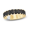Thumbnail Image 0 of Pnina Tornai Black Diamond Eternity Ring 4 ct tw Emerald 14K Yellow Gold