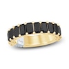 Thumbnail Image 1 of Pnina Tornai Black Diamond Eternity Ring 4 ct tw Emerald 14K Yellow Gold