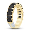 Thumbnail Image 2 of Pnina Tornai Black Diamond Eternity Ring 4 ct tw Emerald 14K Yellow Gold