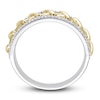 Thumbnail Image 2 of Y-Knot Diamond Anniversary Band 1/4 ct tw Round 14K Two-Tone Gold