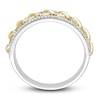 Thumbnail Image 3 of Y-Knot Diamond Anniversary Band 1/4 ct tw Round 14K Two-Tone Gold