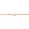 Thumbnail Image 2 of Semi-Solid Diamond-Cut Fancy Link Necklace 14K Yellow Gold 20" 2.74mm