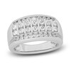 Thumbnail Image 1 of Men's Diamond Ring 1-1/2 ct tw Round 14K White Gold