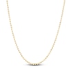 Thumbnail Image 1 of Solid Beaded Chain Necklace 14K Yellow Gold 16" 2.0mm