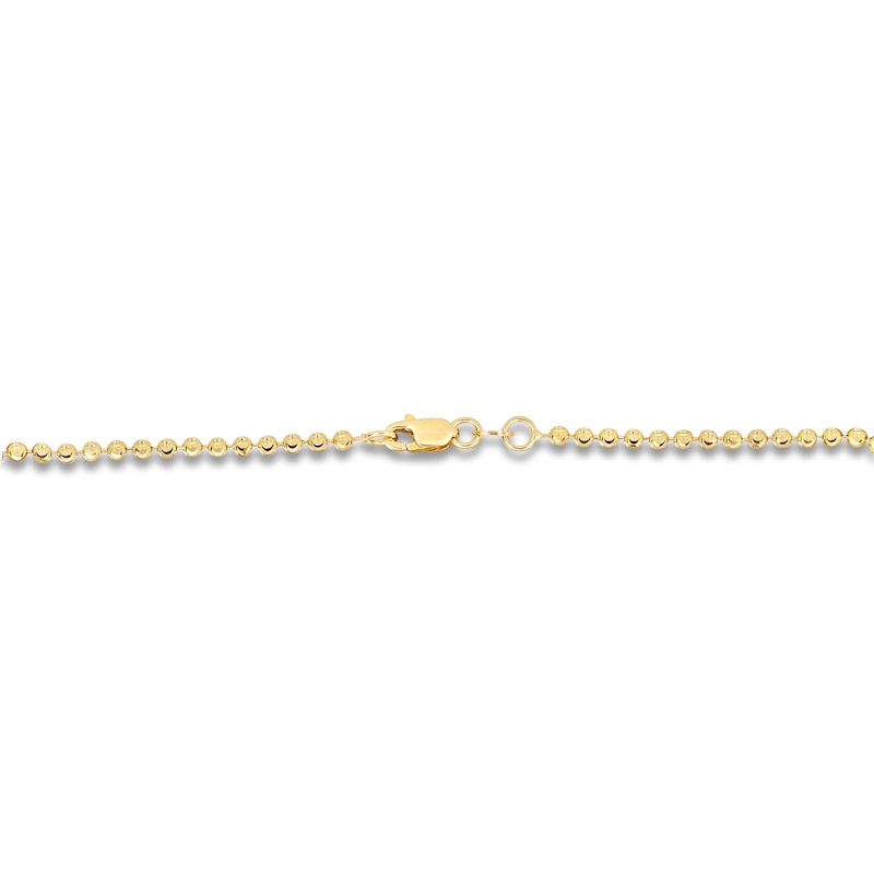 Gold Beaded Necklace | 14-karat 16 inch