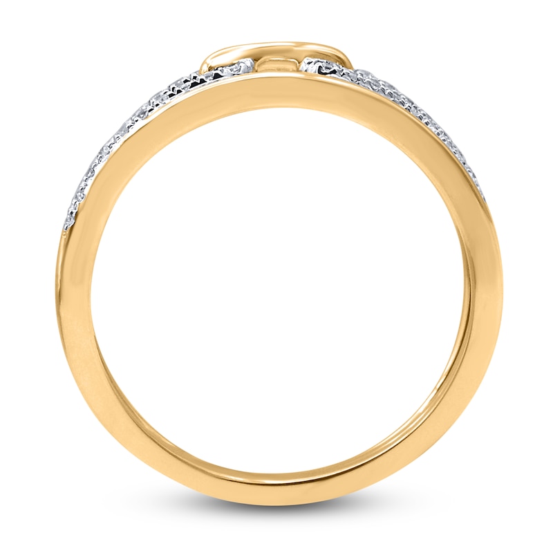 Main Image 2 of Diamond Ring 1/6 ct tw Round 14K Yellow Gold