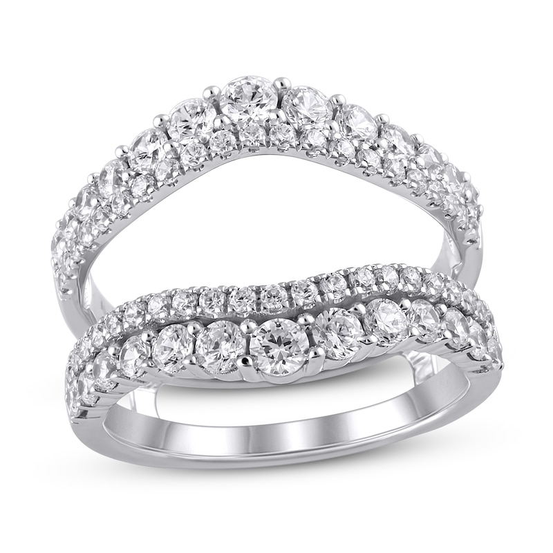 Main Image 1 of Diamond Enhancer Ring 1-1/2 ct tw Round 14K White Gold