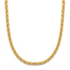 Thumbnail Image 1 of High-Polish Square Oval Chain Necklace 24K Yellow Gold 18" 2.5mm
