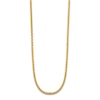 Thumbnail Image 2 of High-Polish Square Oval Chain Necklace 24K Yellow Gold 18" 2.5mm