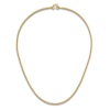 Thumbnail Image 4 of High-Polish Square Oval Chain Necklace 24K Yellow Gold 18" 2.5mm