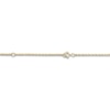 Thumbnail Image 3 of High-Polish Initial Bracelet Diamond Accents 14K Yellow Gold 7.25"