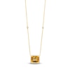 Thumbnail Image 0 of Le Vian Natural Citrine & Diamond Necklace 1/3 ct tw 14K Honey Gold