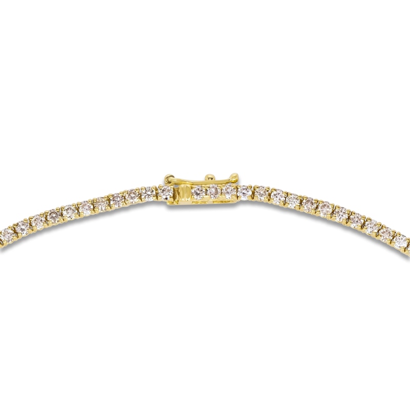 Main Image 2 of Le Vian Diamond Tennis Necklace 5-1/4 ct tw 14K Honey Gold