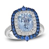 Thumbnail Image 0 of Le Vian Natural Sapphire , Aquamarine & Diamond Ring 3/4 ct tw Platinum