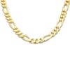 Thumbnail Image 1 of Solid Figaro Chain Necklace 18K Yellow Gold 22" 8.0mm
